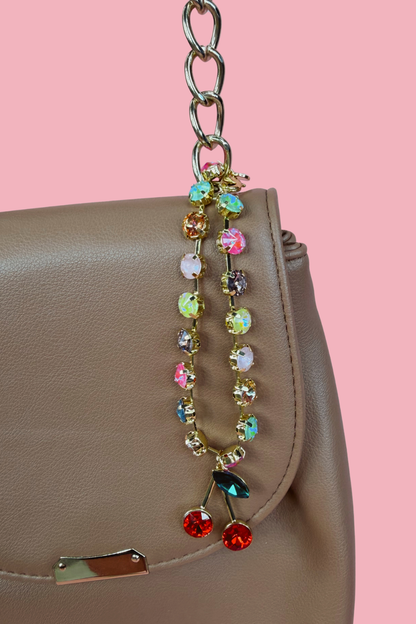 Confetti Cherry Bag Charm