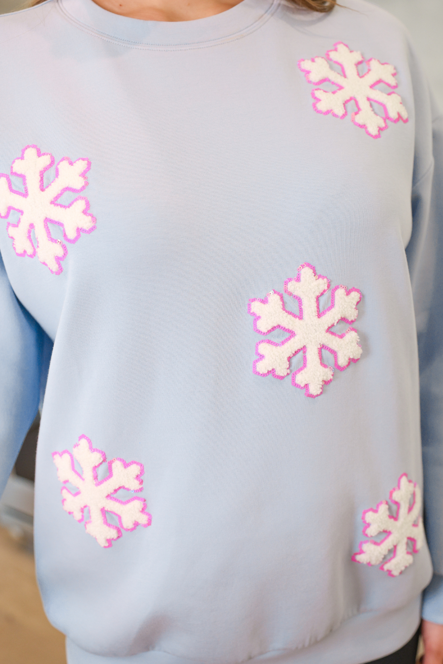 Falling Snowflakes Pullover