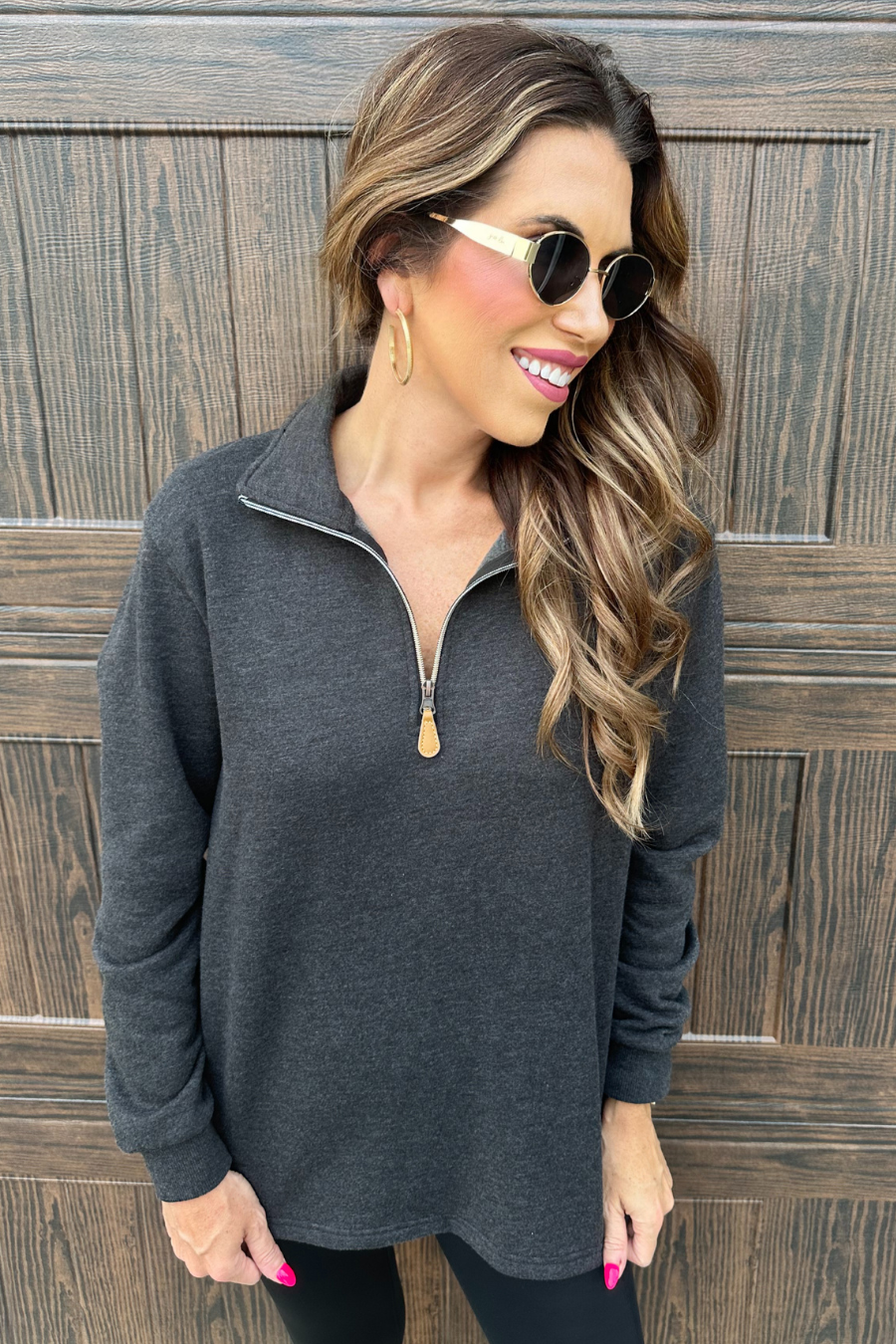 Miley Quarter Zip Pullover