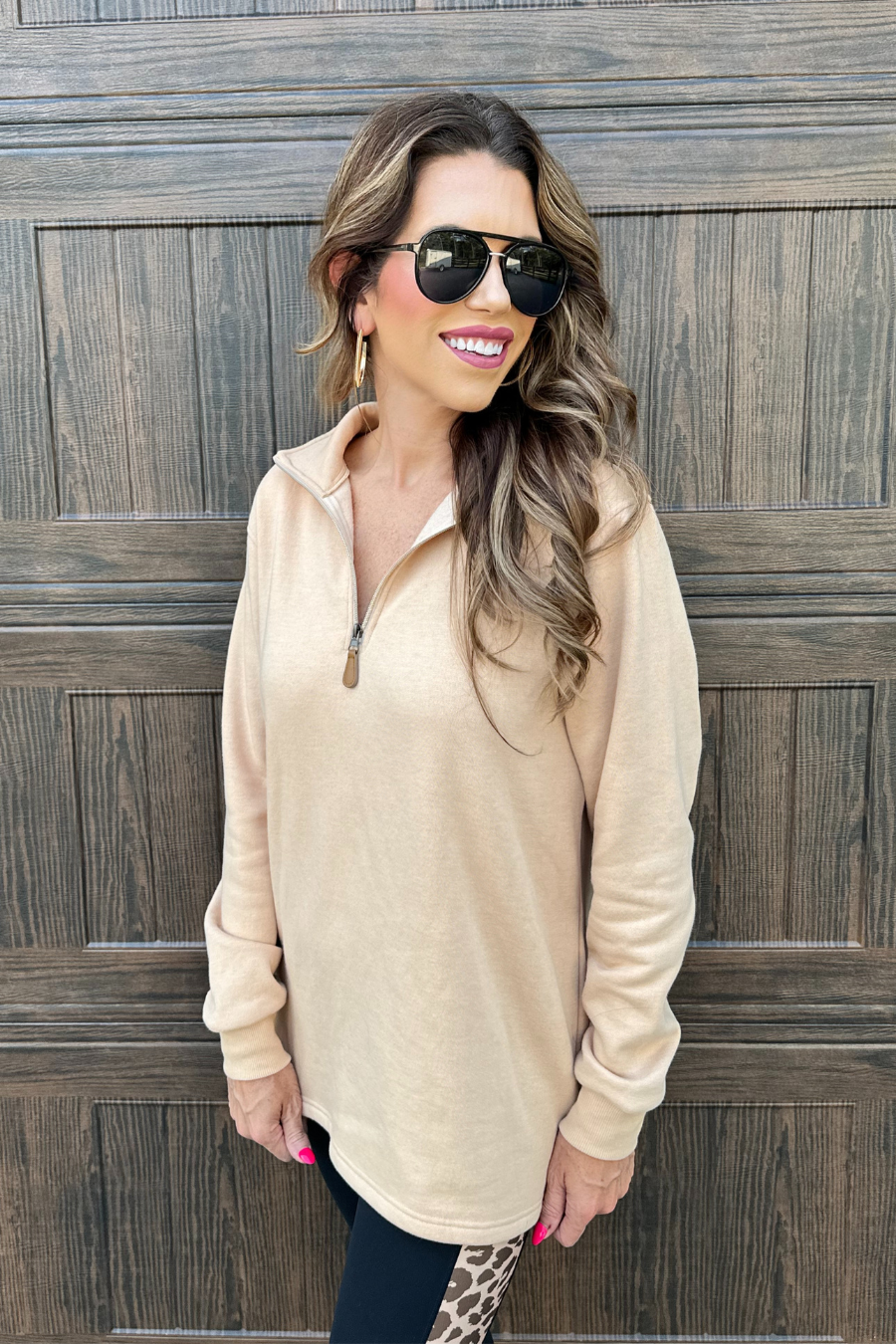 Miley Quarter Zip Pullover