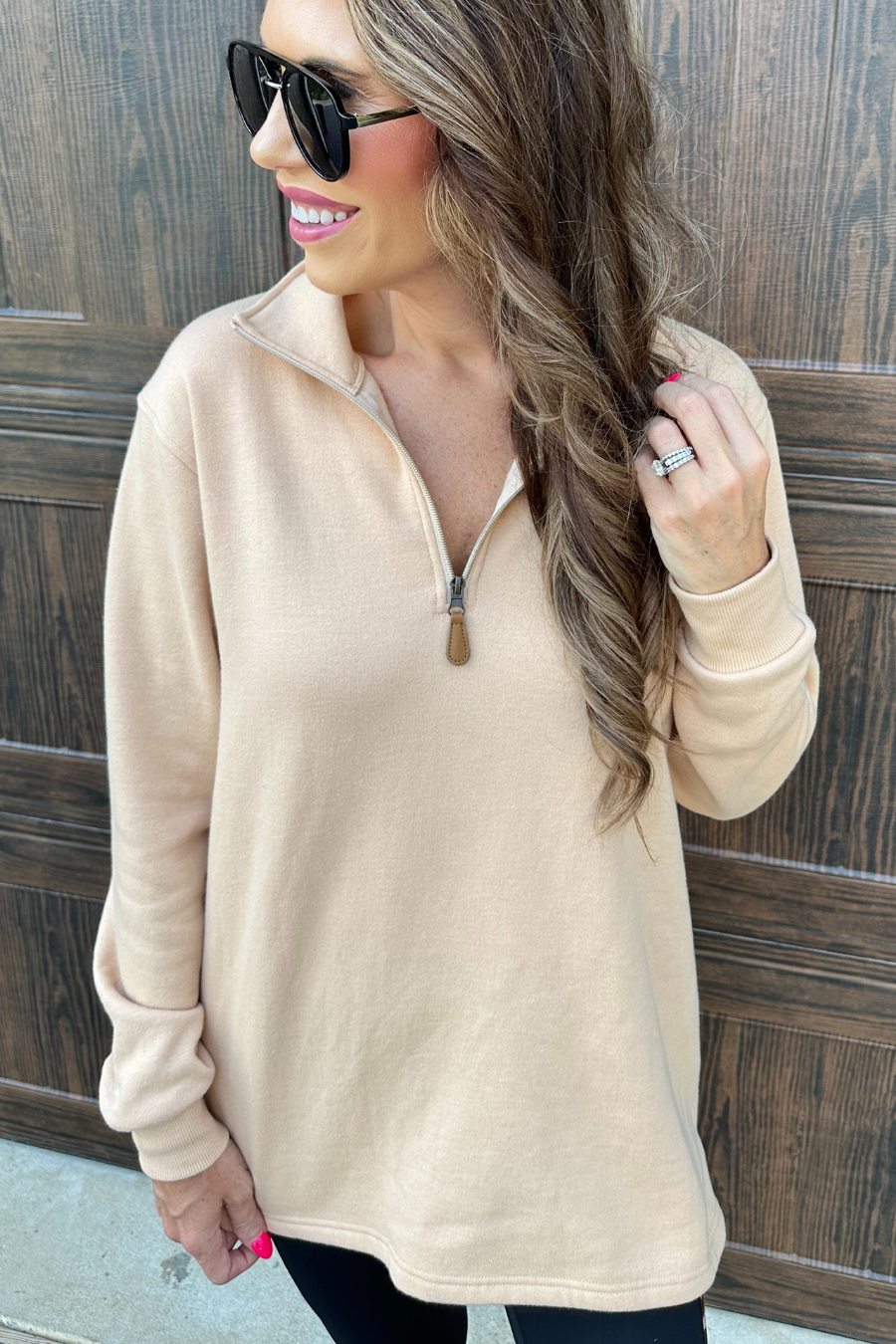 Miley Quarter Zip Pullover