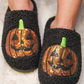 Sequin Pumpkin Slippers