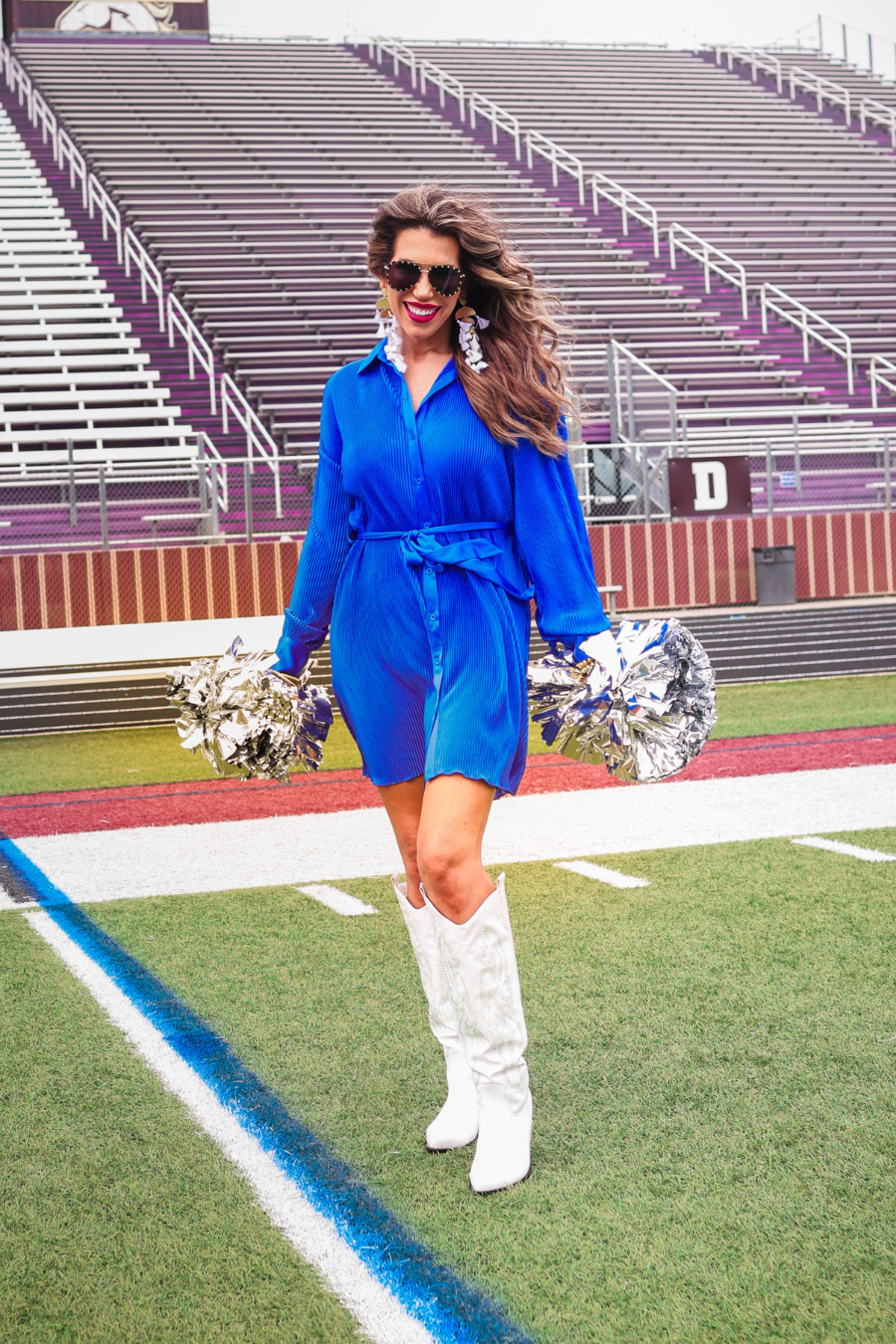 Hot Shot Pleated Tie Dress