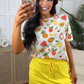 Weekend Waffle Tee- Fruit Salad