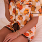 Harvest Hues Ruffle Pajama Set