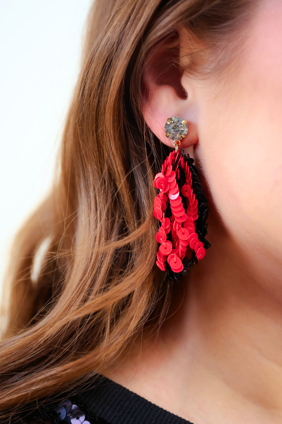 Spirit Sequin Fringe Earrings