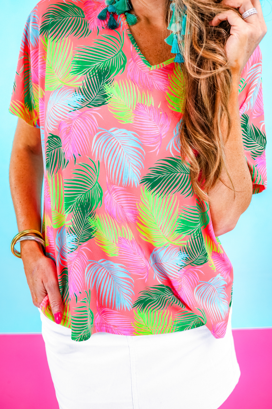 Malibu Sunset Tunic Top