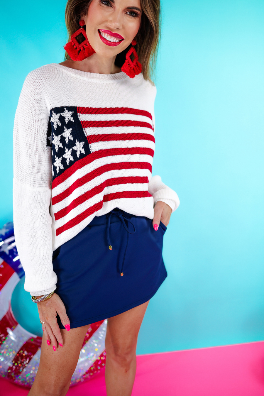 Americana Flag Sweater