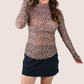Keigan Mesh Top- Leopard
