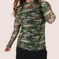 Keigan Mesh Top- Green Camo
