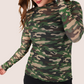 Keigan Mesh Top- Green Camo