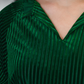 Eve Striped Velvet Top