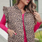 Clara Leopard Puffer Vest