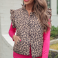 Clara Leopard Puffer Vest