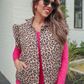Clara Leopard Puffer Vest