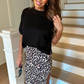 Midi Skirt- Side Hustle
