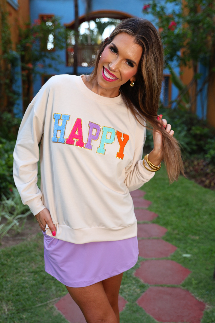 Happy Patch Pullover