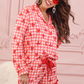 Cuter Than Cupid Ruffle Pajama Set