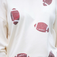 Football Season Sequin Sweatshirt Tunic