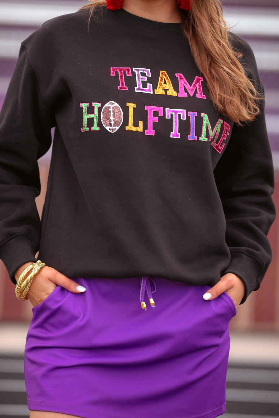 Team Halftime Patch Sweatshirt