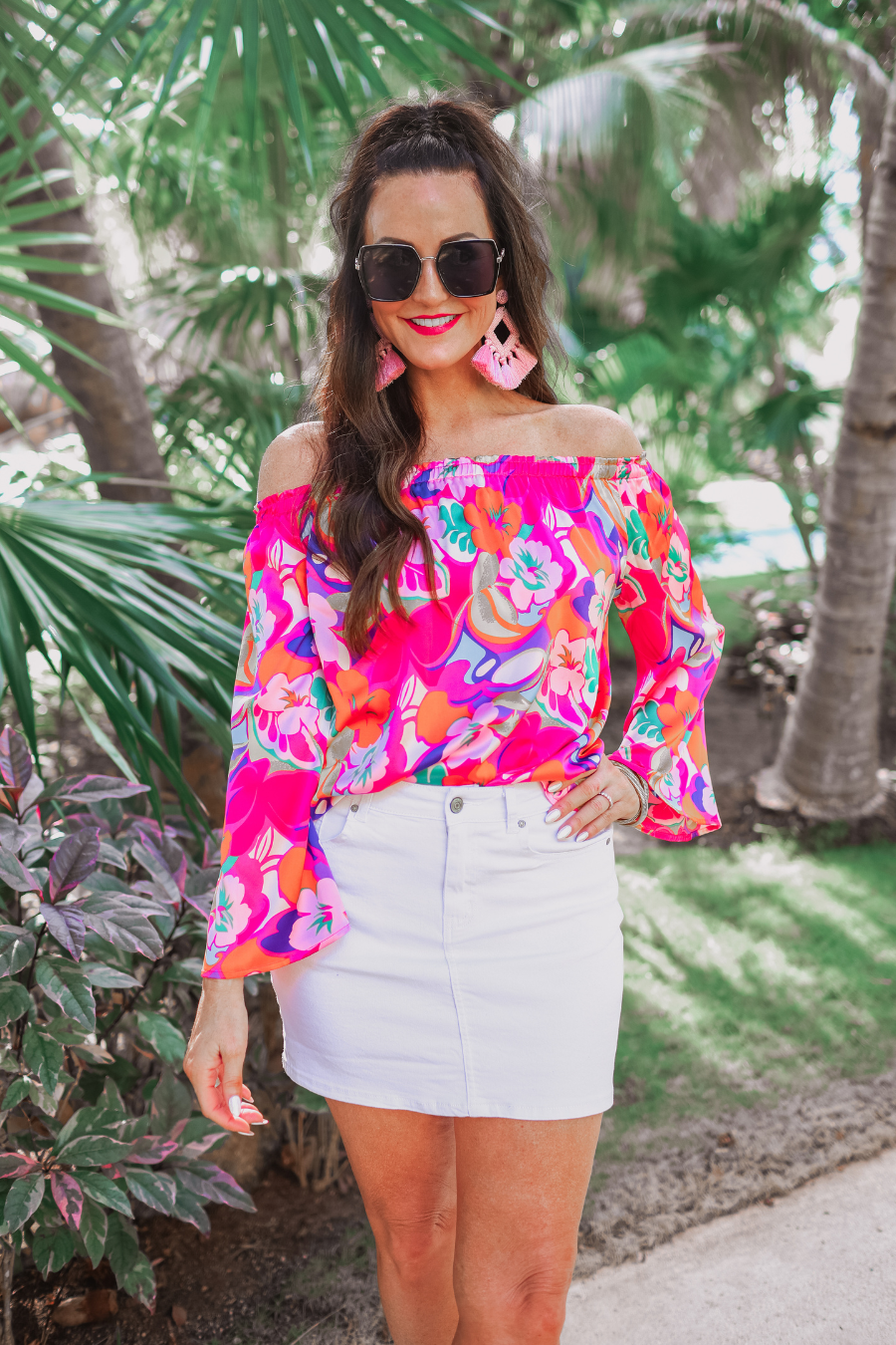 Always Happy Off The Shoulder Top