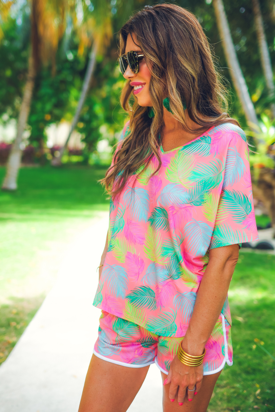 Malibu Sunset Tunic Top