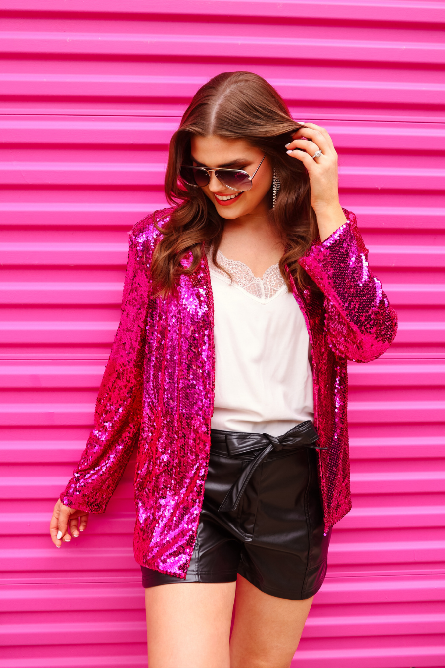 Sequin And The City Blazer - Jess Lea Wholesale