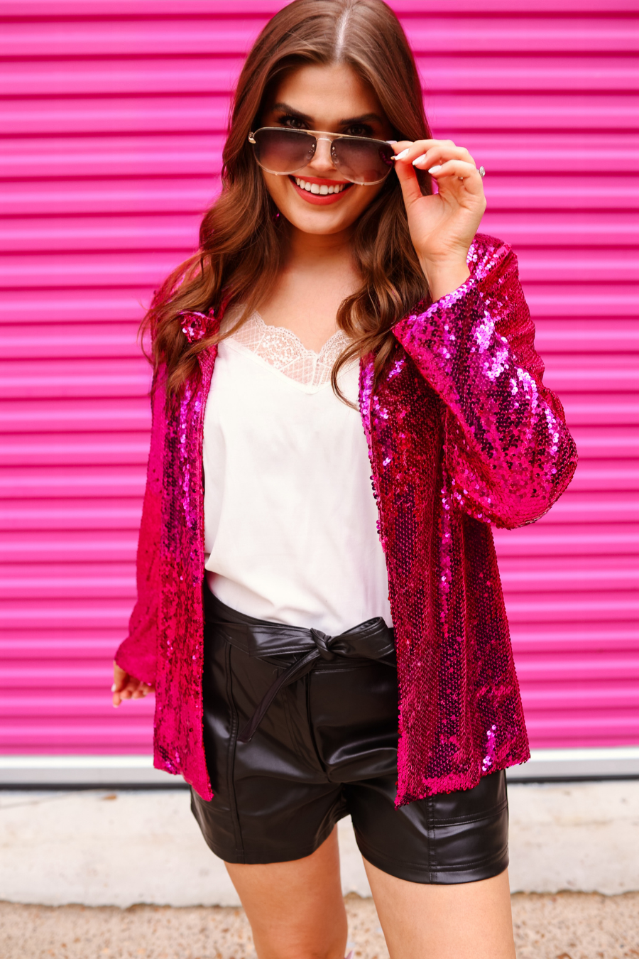 Sequin And The City Blazer - Jess Lea Wholesale