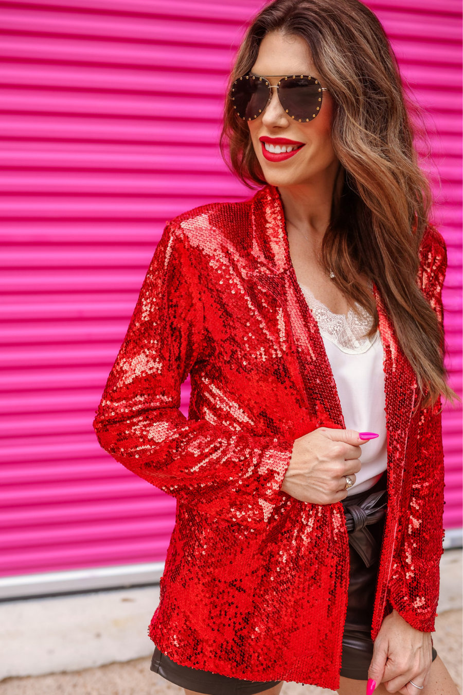 Sequin And The City Blazer - Jess Lea Wholesale