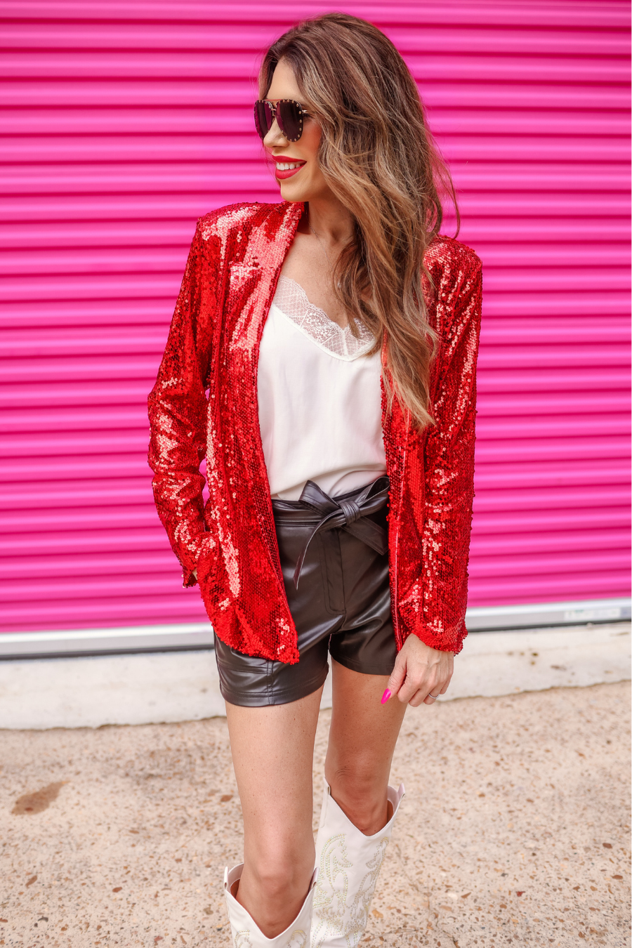 Sequin And The City Blazer - Jess Lea Wholesale