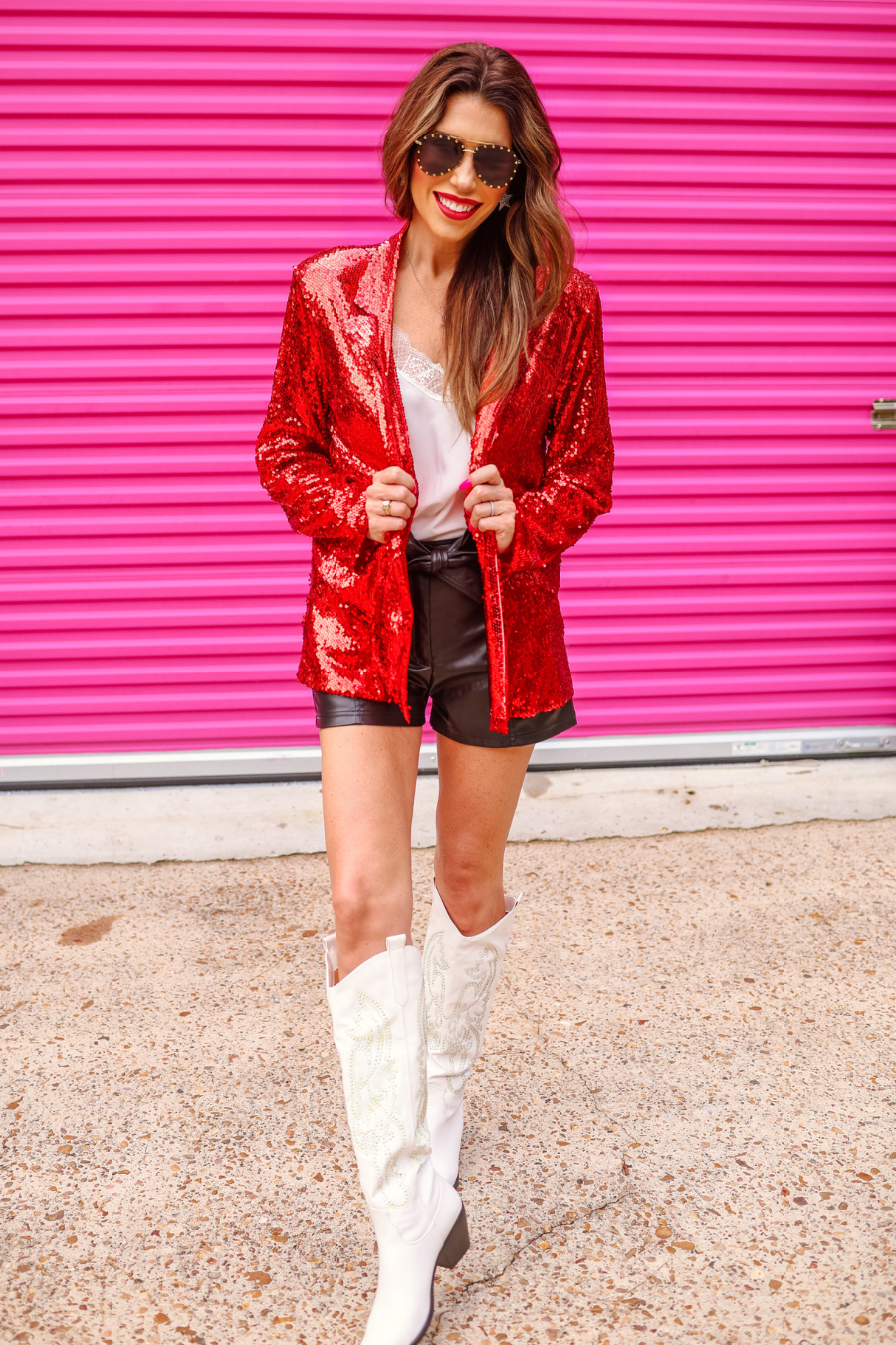 Sequin And The City Blazer - Jess Lea Wholesale