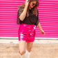Haute In Here Metallic Skirt