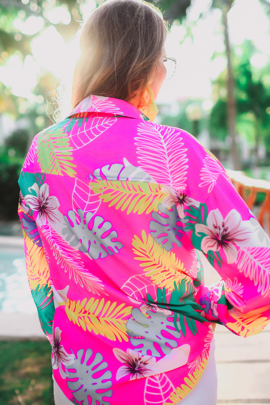 Trip To The Keys Button Up Top