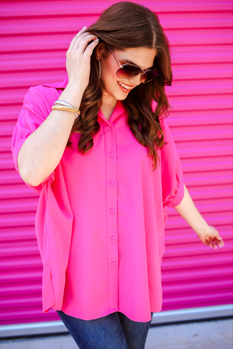 Oakley Oversized Top - Jess Lea Wholesale