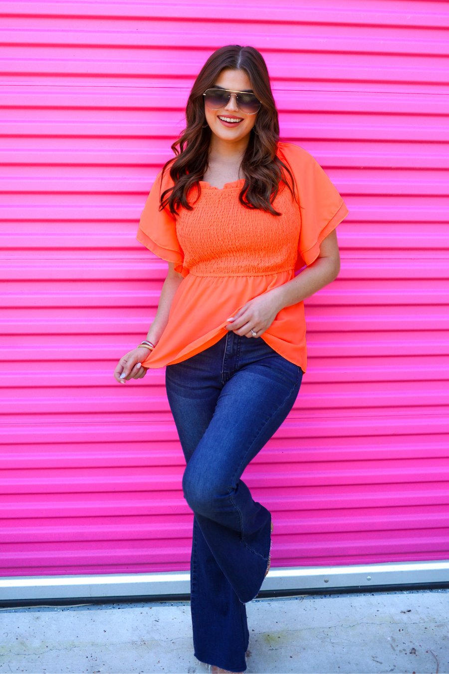 Ryan Ruffle Top - Jess Lea Wholesale