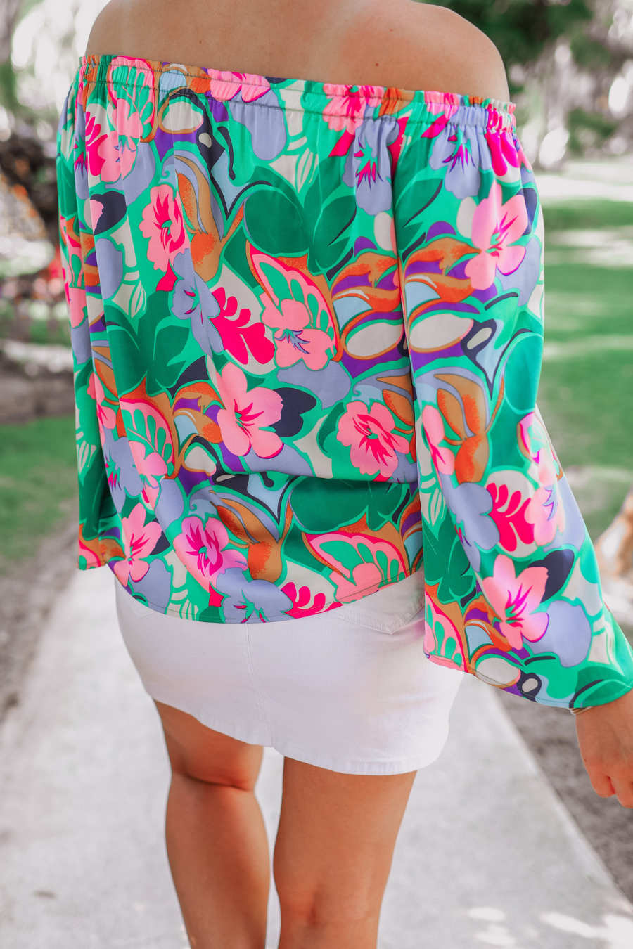 Always Happy Off The Shoulder Top