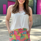 Malibu Sunset Palm Skort