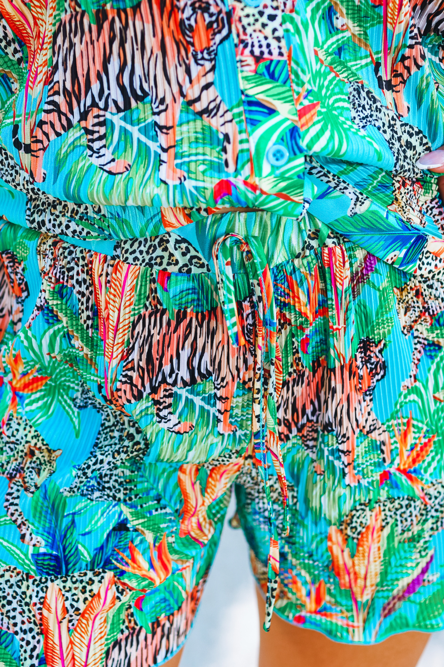 Safari Heat Pleated Set