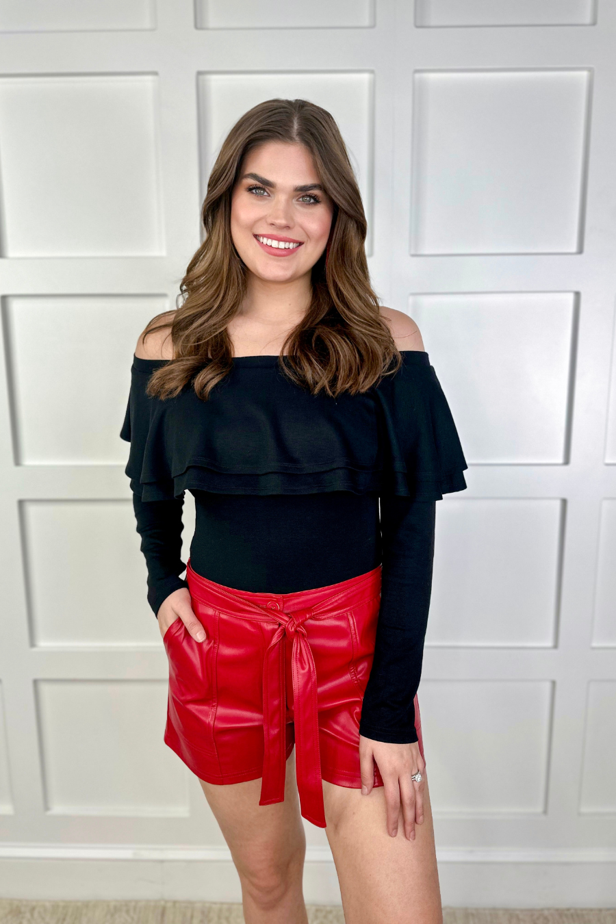 New York Minute Faux Leather Shorts - Jess Lea Wholesale