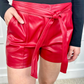 New York Minute Faux Leather Shorts - Jess Lea Wholesale