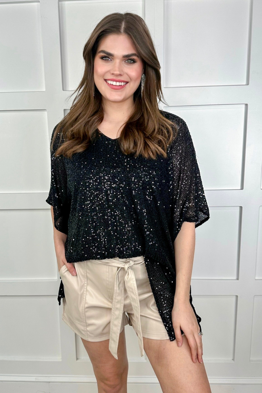 New York Minute Faux Leather Shorts - Jess Lea Wholesale