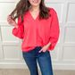 Jamie Balloon Sleeve Top - Jess Lea Wholesale