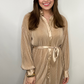 Hot Shot Pleated Tie Dress