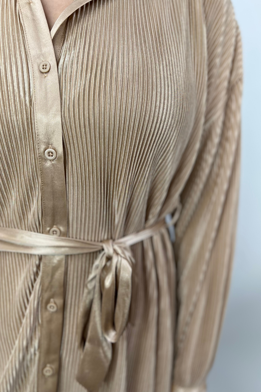 Hot Shot Pleated Tie Dress