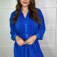 Hot Shot Pleated Tie Dress