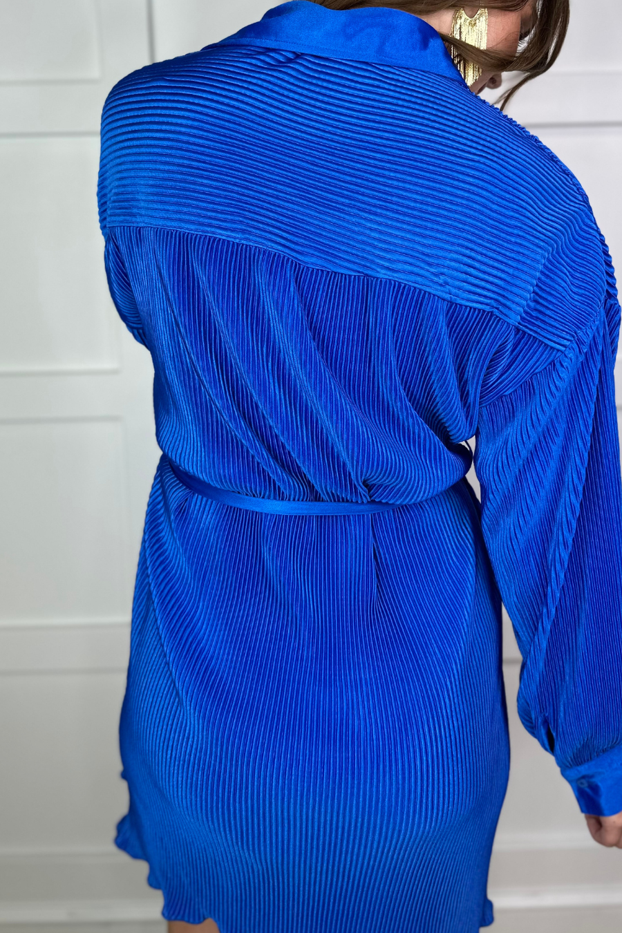 Hot Shot Pleated Tie Dress