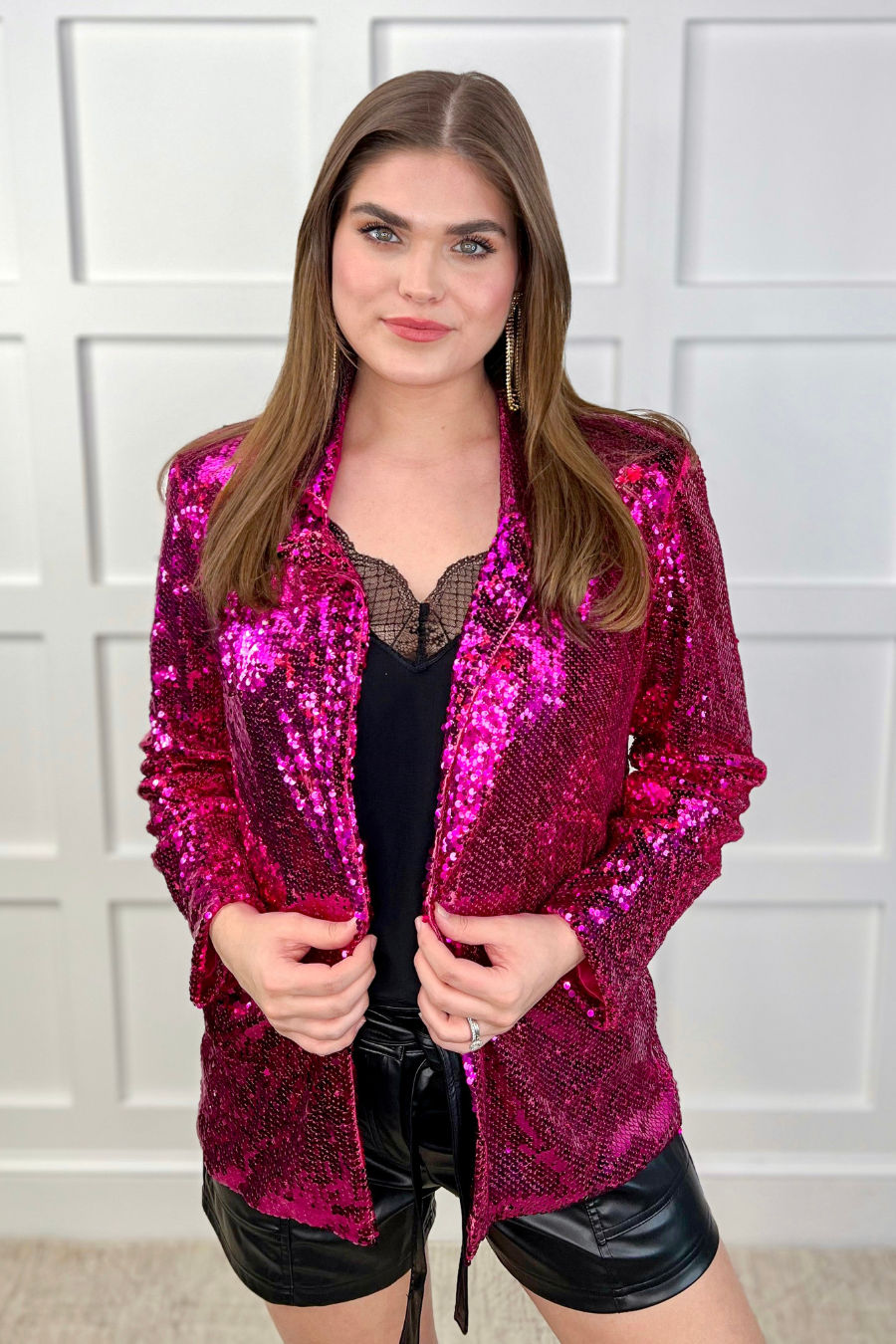 Sequin And The City Blazer - Jess Lea Wholesale