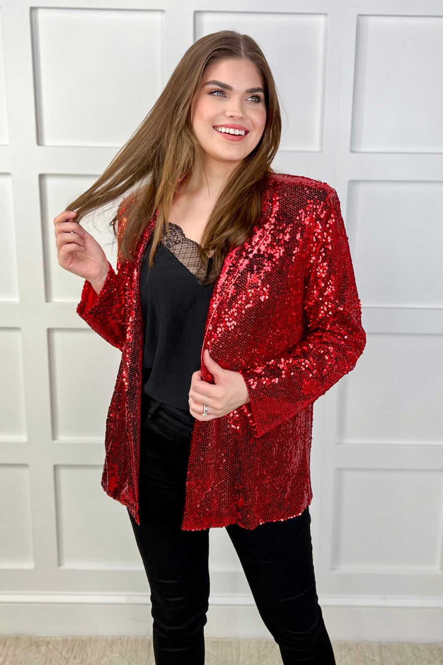 Sequin And The City Blazer - Jess Lea Wholesale