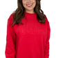 Loved Embossed Sweatshirt