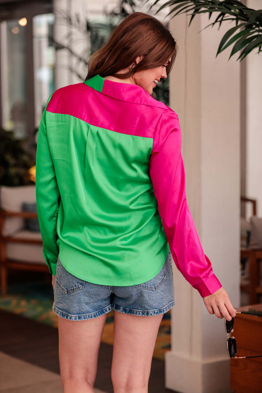 On Trend Button Up Top - Jess Lea Wholesale